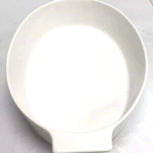 Over and Back Oven To Table White Oval Baking & Serving Dish 13.7 x 9 x 3" NWOB